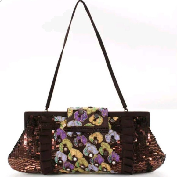 Santi Sequined Shoulder / Hand Bag / Clutch - Picture 12 of 13